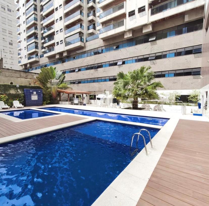 Novo Capitania Varam 2, Dois Dormitorios, Piscina, Churrasqueira, Duas Vagas De Garagem Guarujá Eksteriør billede